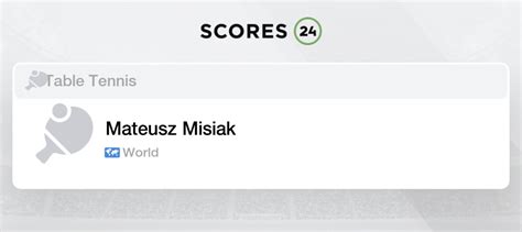 mateusz misiak table tennis